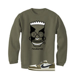 Air Jordan 1 Low OG Medium Olive Matching T-Shirt, Sweatshirts & Hoodies Military Green T-Shirt (Misunderstood)| illcurrency
