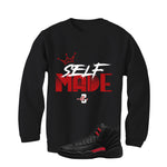 Air Jordan 12 Bloodline Matching T-Shirt, Sweatshirts, & Hoodies Black T-Shirt (Self Made)| illcurrency