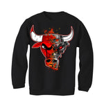 Air Jordan 6 “Toro Bravo” | illcurrency Black T-Shirt (Bulls)