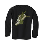 Travis Scott x Air Jordan 1 Low OG "Olive" WMNS | ILLCURRENCY Black T-Shirt (SPLASH)