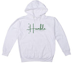 Nike Dunk Low Satin Green - White T-Shirt (Stay Humble)