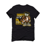 Air Jordan 6 Yellow Ochre | illcurrency Black T-Shirt (money on my mind)