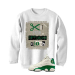 Air Jordan 13 GS Pine Green White T-Shirt (Cut from a different cloth)| illcurrency