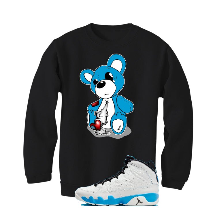 Air Jordan 9 “Powder Blue” | illcurrency Black T-Shirt (Big Teddy)