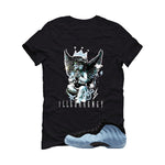 Nike Air Foamposite One Psychic Blue Black T-Shirt (Graffiti Angel)| illcurrency