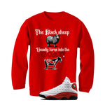 Sweatshirts Red (The Black Sheep Usually Turns into the goat)