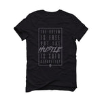 Jordan 5 Wolf Grey Matching T-Shirt, Sweatshirts, & Hoodies Black T-Shirt (Dream Is free)| illcurrency