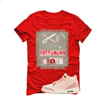 Air Jordan 3 Valentine’s Day Red T-Shirt (Cut from a different cloth)| illcurrency
