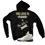 Air Jordan 5 WMNS Luminous Green Black T-Shirt (Love Is Fake)| illcurrency