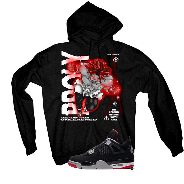 Air Jordan 4 Bred Matching T-Shirt Broly