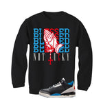 Air Jordan 3 OG Rare Air Black T-Shirt (Blessed not lucky)| illcurrency