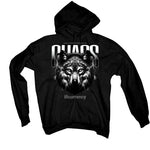 Jordan 5 Wolf Grey Matching T-Shirt, Sweatshirts, & Hoodies Black T-Shirt (Chaos)| illcurrency