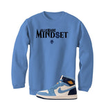 Air Jordan 1 High OG WMNS First in Flight Carolina Blue T-Shirt (Millionaire Mindset)| illcurrency