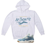 Air Jordan 4 Denim Worn Blue White T-Shirt (Authentic)| illcurrency