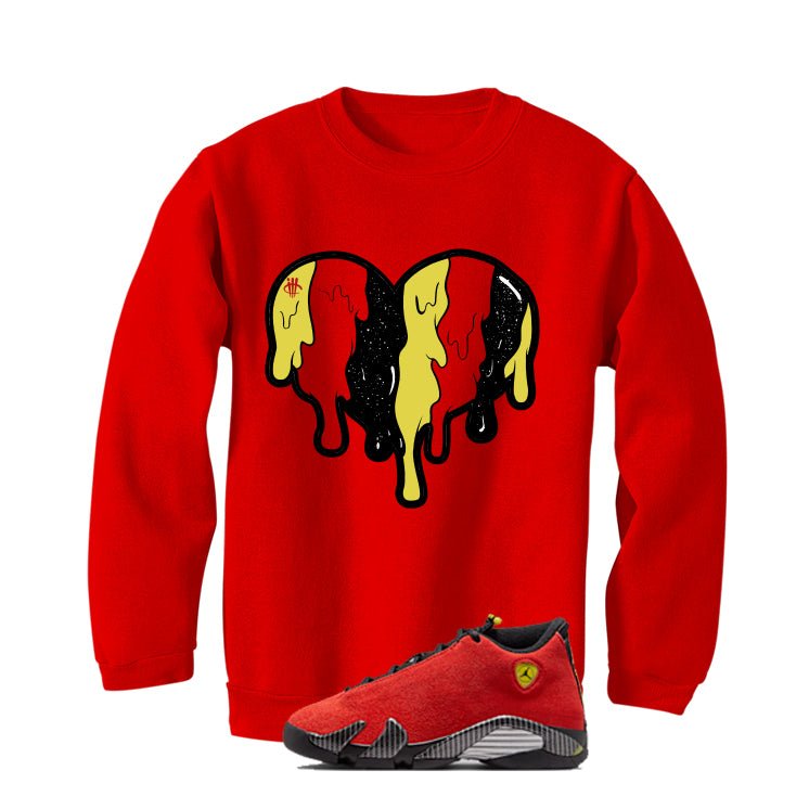 Air Jordan 14 Ferrari Red T-Shirt (Heart)| illcurrency