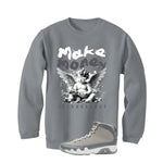 Air Jordan 9 Cool Grey Grey T-Shirt (Make Money)| illcurrency