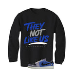 Air Jordan 1 Low OG Voodoo Alternate Matching T-Shirt, Sweatshirts & Hoodies Black T-Shirt (They not like us)| illcurrency