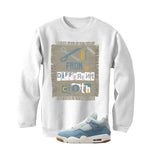 Blue White Sweatshirt (Cut from a different cloth)