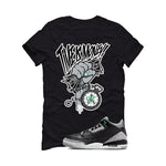 Air Jordan 3 “Green Glow” | illcurrency Black T-Shirt (Time Is Money)