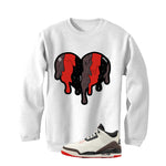 Air Jordan 3 OG World’s Best Dad Matching T-Shirt, Sweatshirts, & Hoodies White T-Shirt (Heart)| illcurrency