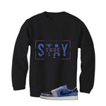 Air Jordan 1 Low OG Voodoo Alternate Matching T-Shirt, Sweatshirts & Hoodies Black T-Shirt (Stay True)| illcurrency