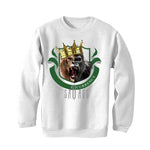 Nike Dunk Low Satin Green - White T-Shirt (Savage King)