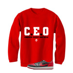 Air Jordan 1 Low OG Banned Matching T-Shirt, Sweatshirts & Hoodies Red T-Shirt (Ceo)| illcurrency