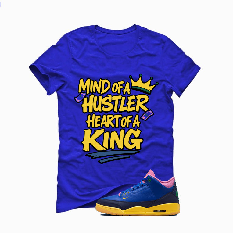 Air Jordan 3 Brazil Matching t-shirt, sweatshirts & hoodies Royal Blue T-Shirt (Mind Of A Hustler)| illcurrency