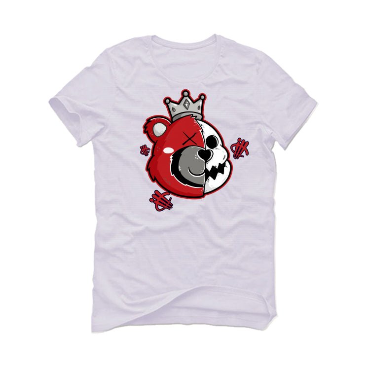 Air Jordan 13 Wolf Grey - White T-Shirt (HALF KING BEAR)