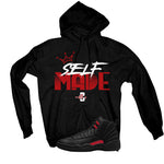 Air Jordan 12 Bloodline Matching T-Shirt, Sweatshirts, & Hoodies Black T-Shirt (Self Made)| illcurrency