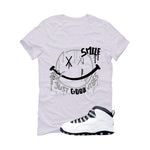 Air Jordan 10 OG Steel White T-Shirt (Smile)| illcurrency