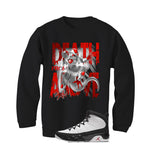 Air Jordan 9 OG Space Jam Matching T-Shirt Black T-Shirt (Death from Above)| illcurrency