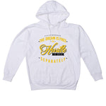 Air Jordan 1 High OG “Yellow Ochre” | illcurrency White T-Shirt (The dream is free)