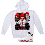 Air Jordan 6 White Infrared Matching T-Shirt Makima
