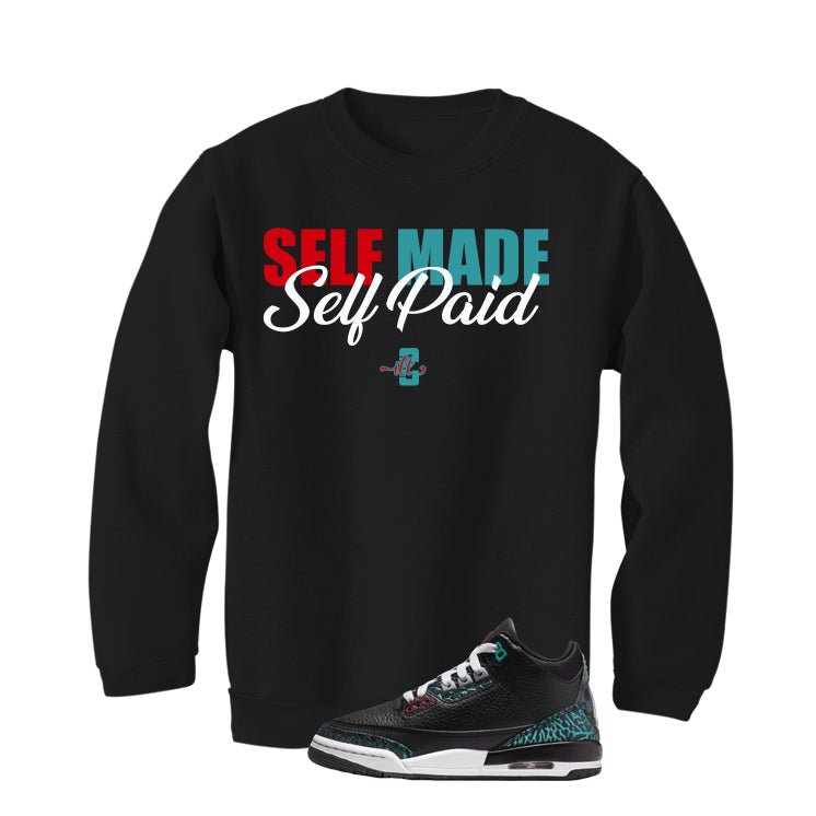 Air Jordan 3 GS Moto Black T-Shirt (Self Made Self Paid)| illcurrency