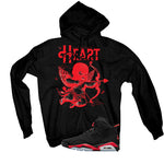 Air Jordan 6 Reverse Infrared Matching T-Shirt, Sweatshirts & Hoodies Black T-Shirt (Heart Stealer)| illcurrency