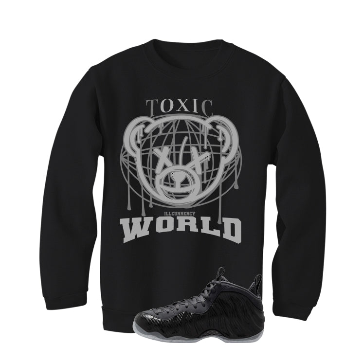 NIKE FOAMPOSITE ONE CARBON FIBER Matching T-Shirt, Sweatshirts & Hoodies Black T-Shirt (Toxic World)| illcurrency