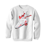 Air Jordan 7 "White Infrared" White T-Shirt (SPLASH)