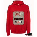 Air Jordan 11 Low Bred Red T-Shirt (Cut from a different cloth)| illcurrency