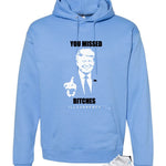 Air Jordan 11 Legend Blue Carolina Blue T-Shirt (Trump you missed)| illcurrency