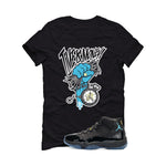 Air Jordan 11 Gamma Blue Matching T-Shirt, Sweatshirts & Hoodies Black T-Shirt (Time Is Money)| illcurrency