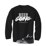 Air Jordan 4 Fear Pack Black T-Shirt (keep Going)| illcurrency