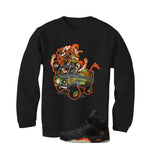 Air Jordan 5 Halloween Matching T-Shirt Up in smoke