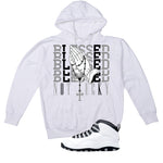 Air Jordan 10 OG Steel White T-Shirt (Blessed not lucky)| illcurrency