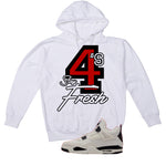 Air Jordan 4 Flight Club Matching T-Shirt, Sweatshirts & Hoodies White T-Shirt (Stay Fresh)| illcurrency