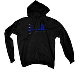 Air Jordan 2 Low Varsity Royal - Black T-Shirt (Stay Humble)