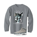 Air Jordan 9 Cool Grey Grey T-Shirt (Graffiti Angel)| illcurrency