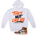 Air Jordan 1 High OG Shattered Backboard White T-Shirt (They not like us)| illcurrency