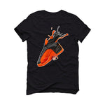 Air Jordan 12 Brilliant Orange - Black T-Shirt (SPLASH)
