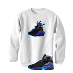 Air Jordan 8 OG Aqua White T-Shirt (Splash 8)| illcurrency